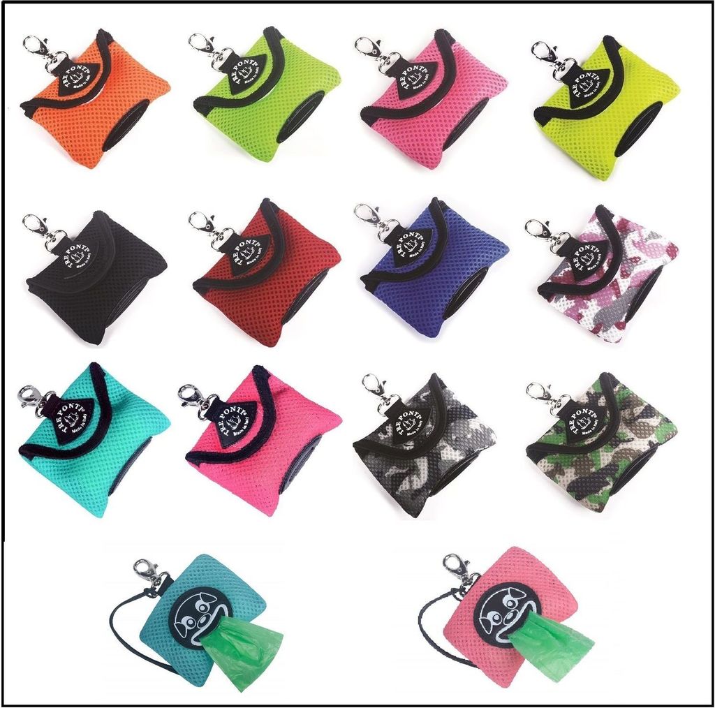 Tre Ponti Hygienic Bag Hundekotbeutel-Spender, Farbe:hellblau