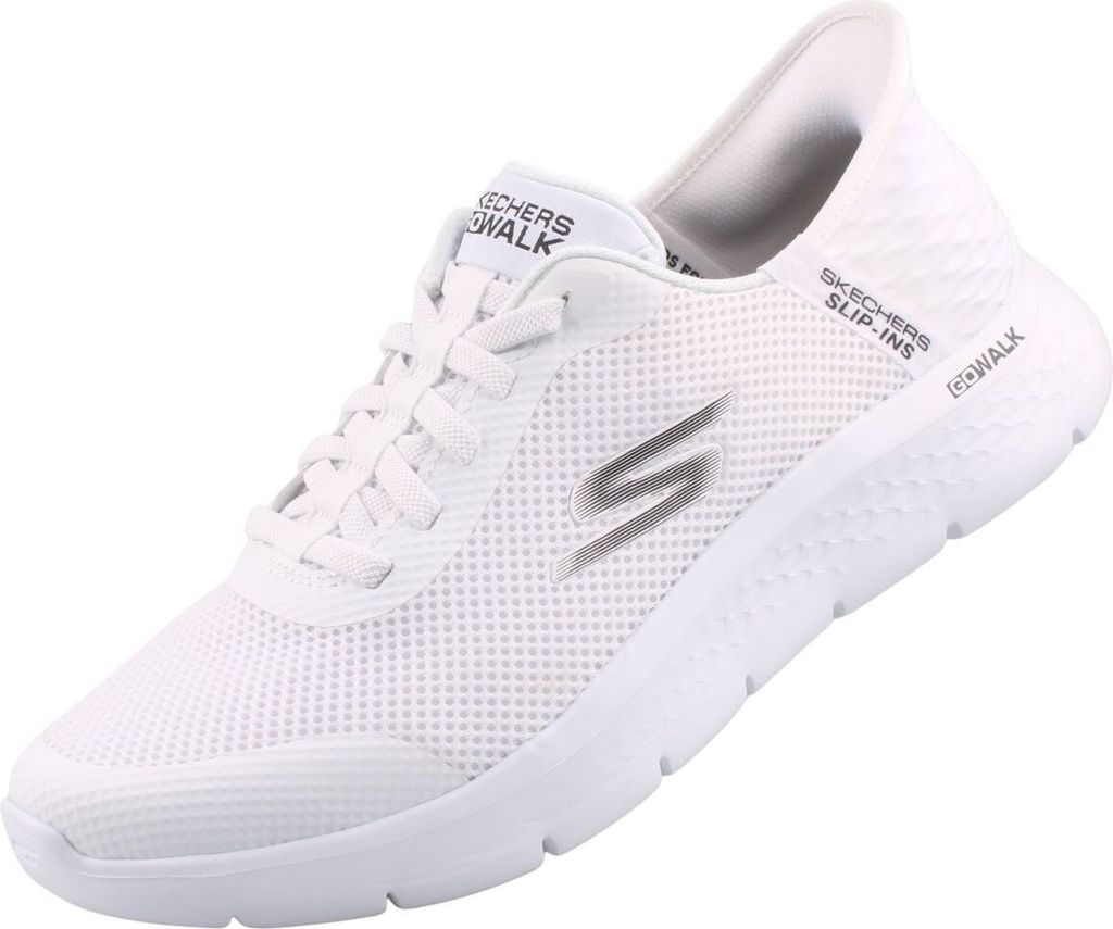 Skechers Go Walk Flex 216324WHT Hands Up Herren Sneaker, Produktbild 