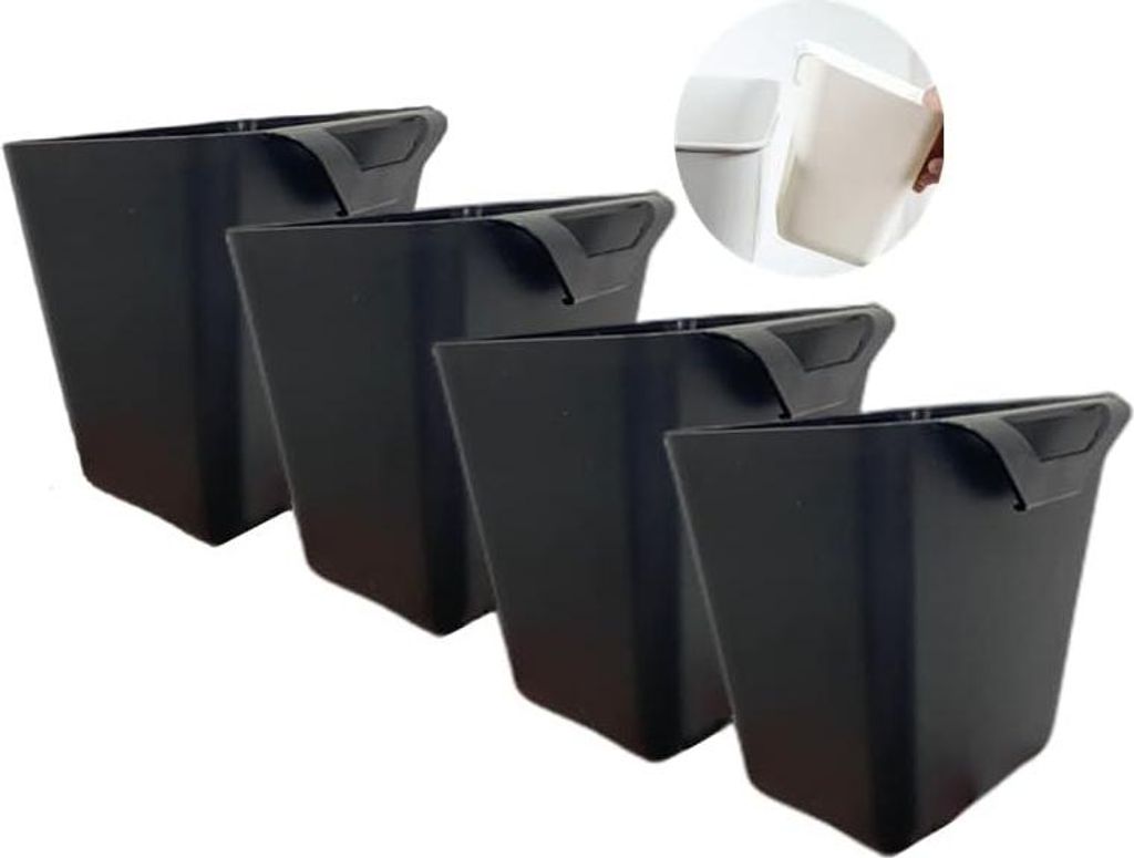 Multifunktionale Aufbewahrungsbehälter - Set von 4 - PP-Kunststoff - 11,5x9,5x12/12,6cm