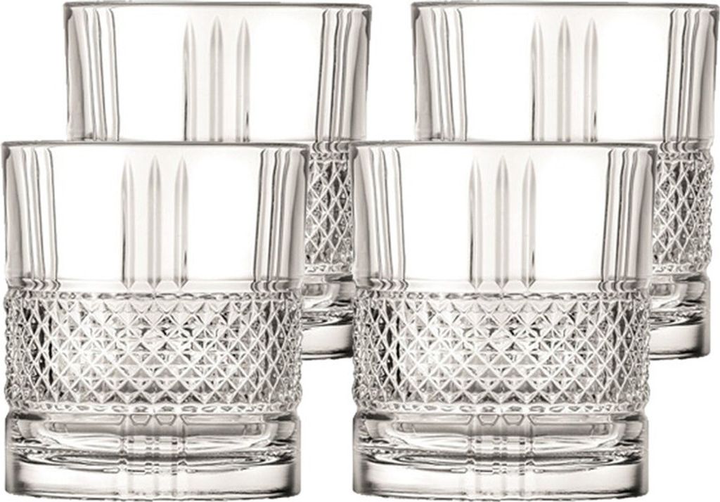 Whiskybecher Trinkglas Becher Brillante 4er Set (340ml) Produktbild 