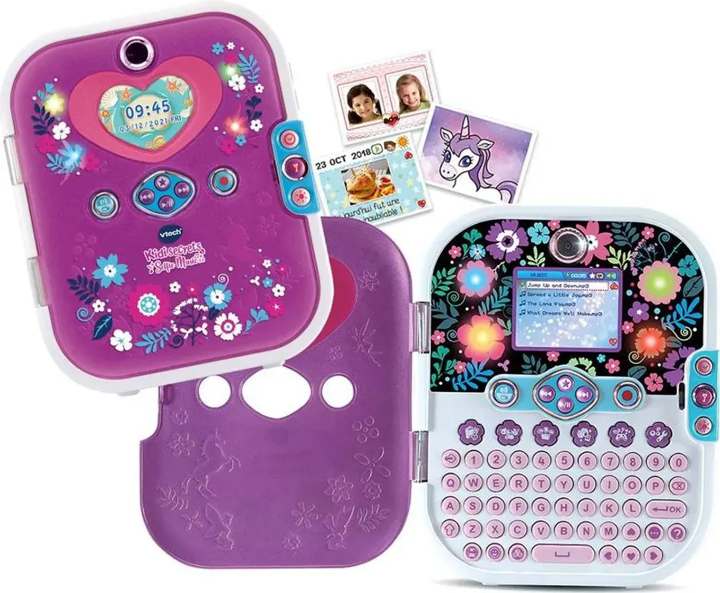 Agenda Électronique Enfant VTech KidiSecrets avec Selfie et Musique ESP