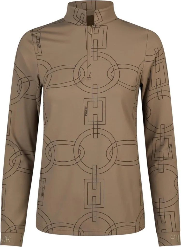 Pikeur HW25 Selection Zip Langarmshirt Damen - T-shirt Équitation Femme