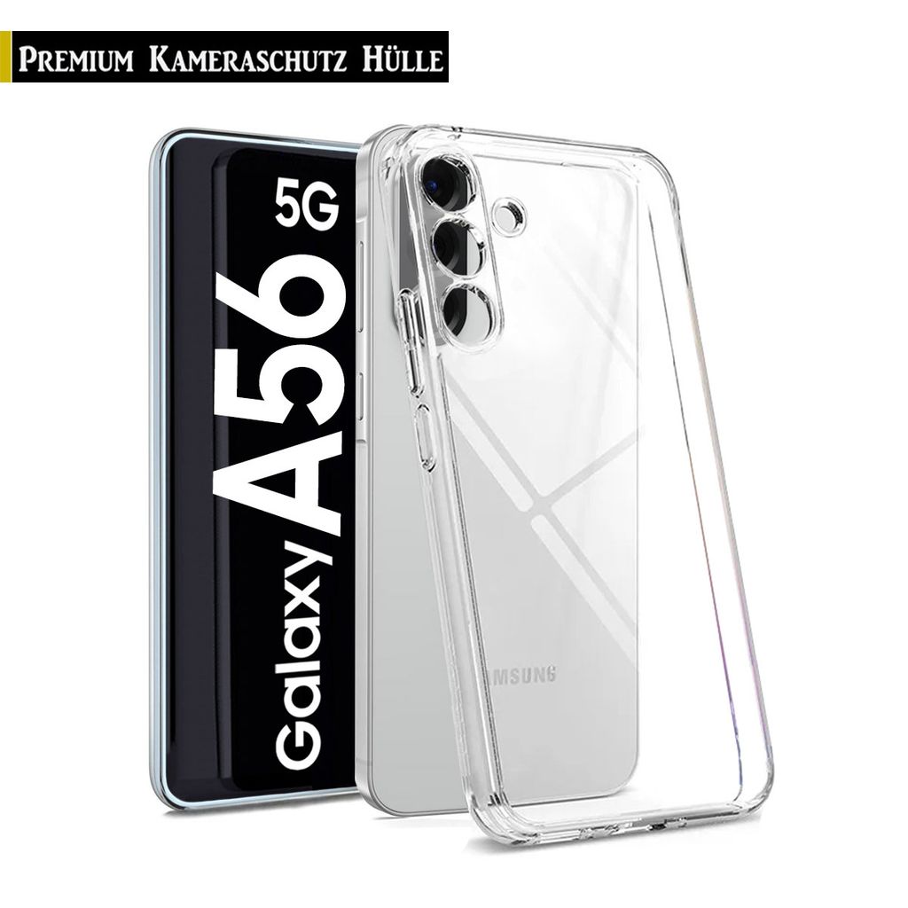 Für Samsung Galaxy A56 5G - Handy Silikon Hülle Transparent Produktbild 