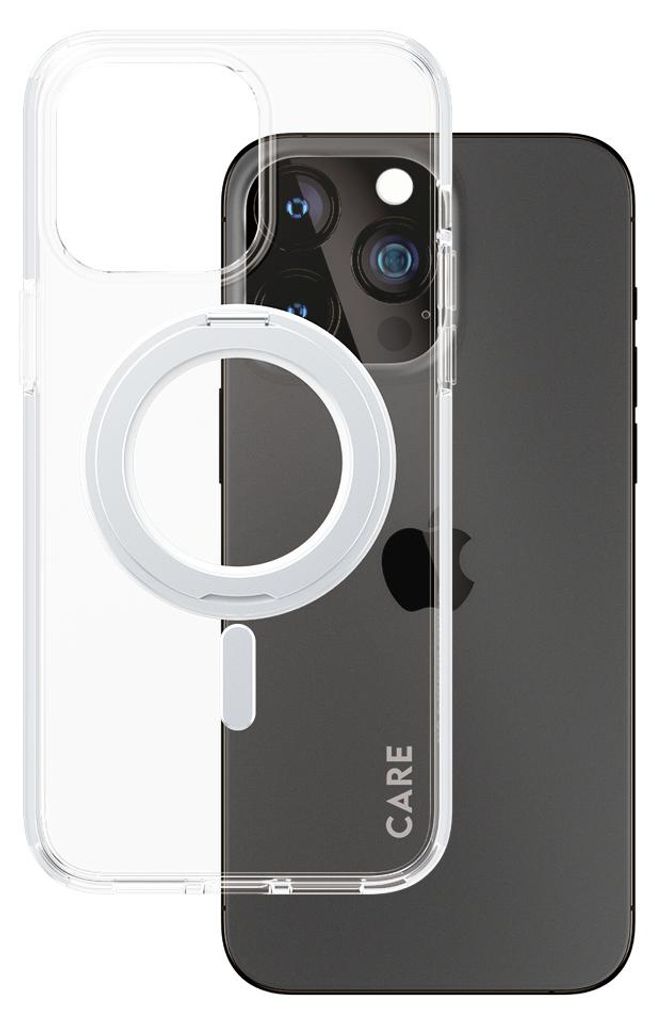 PanzerGlass CARE Feature Kickstand iPhone 15 Pro Max silbe Produktbild 