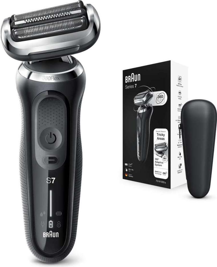 Braun Series 7 70-N1000s, Golarka foliowa, Czarny, LED, Zdjęcie produktu 