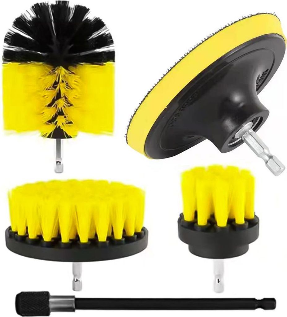 12PCS Multifunktions-Bohrer-Bürsten-Reinigungsset mit Schrubber-Bürste Scheuerschwamm-Ersatz für Akku-Bohrer AVID POWER Küche Auto Bad