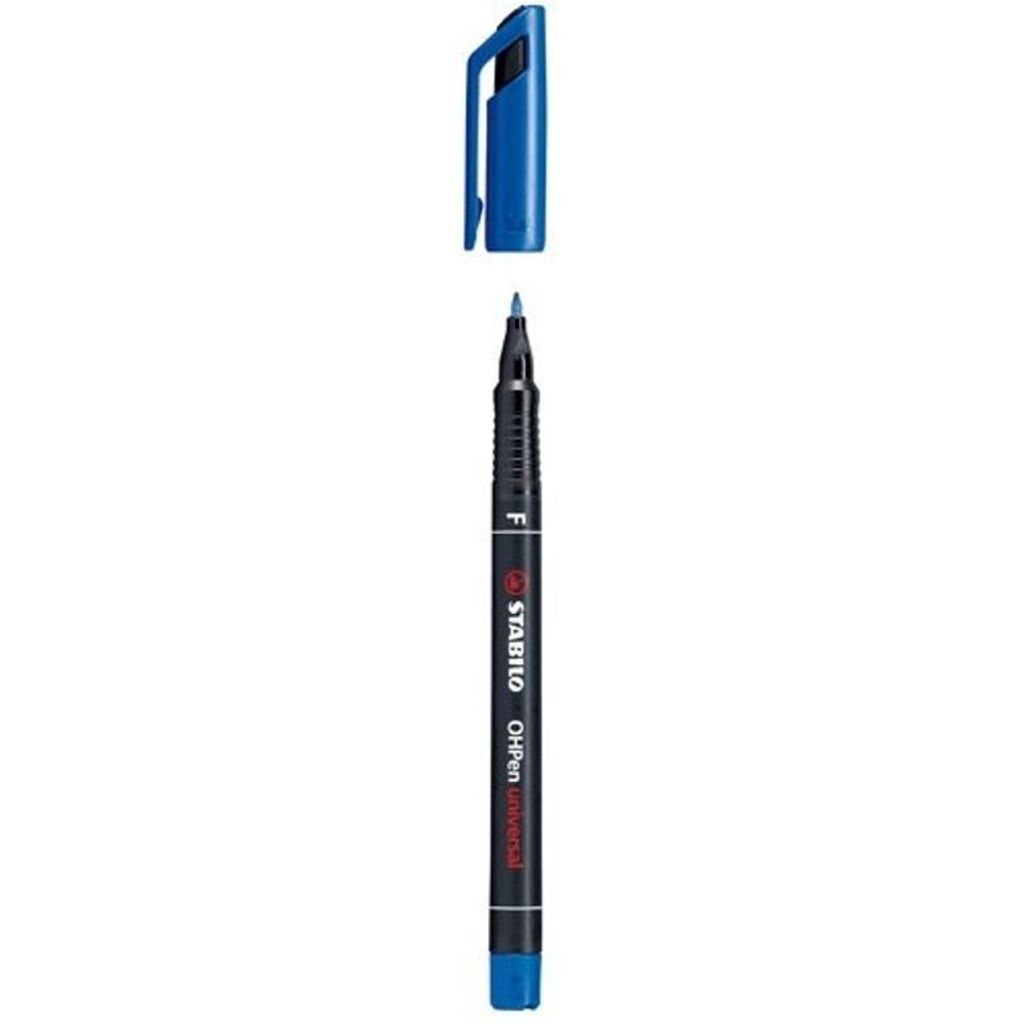 Folienstift - STABILO OHPen universal - permanent fein - 10er Pack - blau