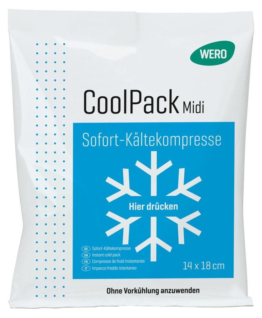 WERO CoolPack Midi Sofort-Kältekompresse, 14 x 18 cm Produktbild 
