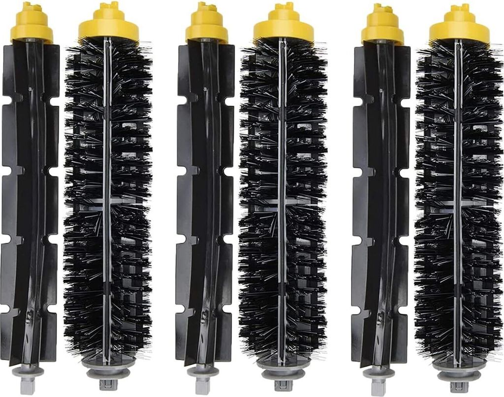 Ersatzteile für iRobot Roomba 600 & 700 Serie – 3 Sätze Ersatzborsten, Flexible Schlagbürsten für Roomba 614 620 630 635 640 645 650 655 660 ...