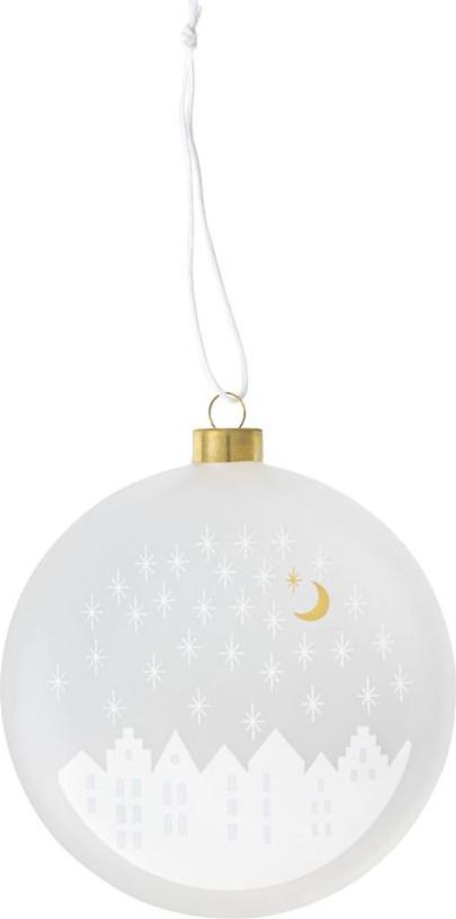 Räder Design Christbaumkugel Frostmedaillon Stadt Produktbild 