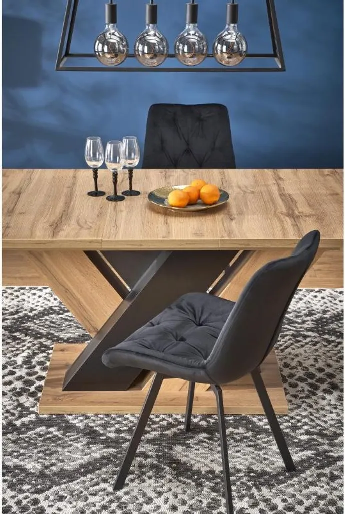 Table d'appoint pliante Brandon rectangulaire pour réception et buffet - 11