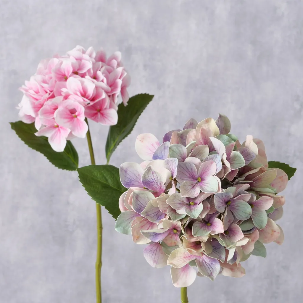 Must-Have Decor: Ortensia Artificiale Rosa 46cm Realistica - 5