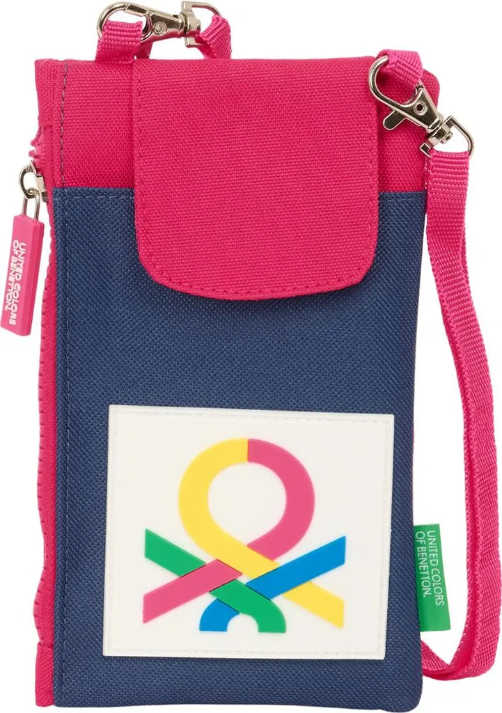 Sac téléphone Benetton Cherry Cerise Bleu Marine : ne cherchez plus votre mobile