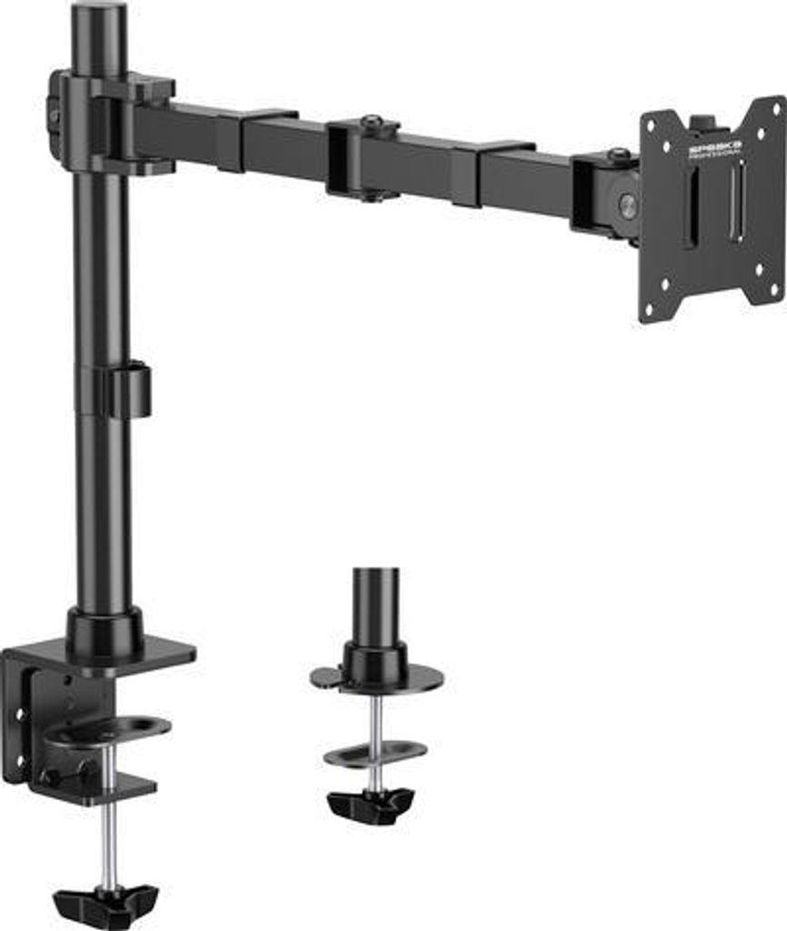SpeaKa Professional SP-MM-211 1fach Monitor-Tischhalterung 43.2 cm 17" - 124.5 49" Schwarz (SP-13383180)