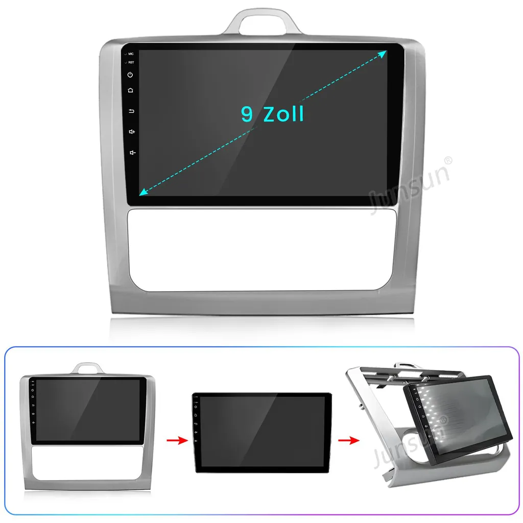 Autoradio Android 9" Ford Focus 2 2004-2011 GPS WiFi Bluetooth DAB+ - 4