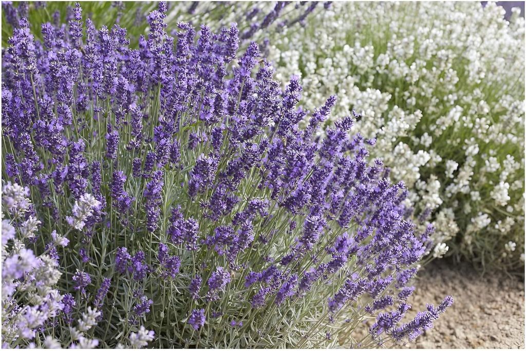 Stauden Gänge 100 x Lavandula angustifolia 'Hidcote Blue' - Echter Lavendel - Stecklingsvermehrt - hoher Ölgehalt - Sehr Insekten und Bienenfreun...