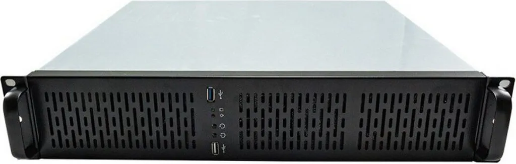 Boîtier NAS Rack 2U UK2129 Noir Haute Densité avec Ventilation Optimisée