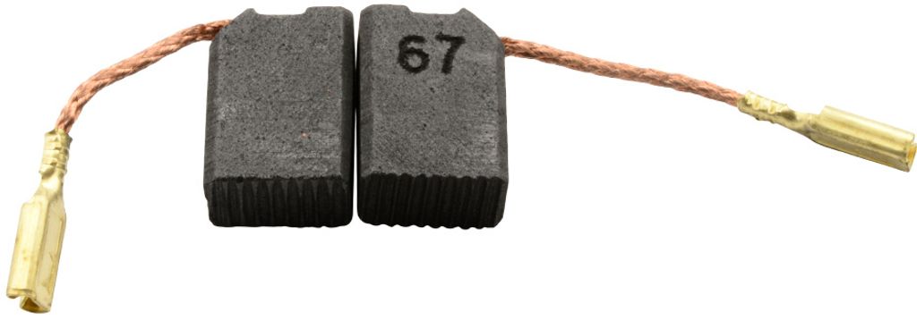 Kohlebürsten für Black & Decker, DeWalt, ELU & Spit - 6,3x10x14mm