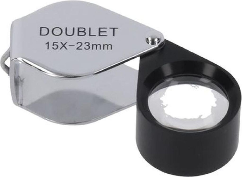 Byomic Doppel-Inzisionslupe BYO-ID1523, 15 x 23 mm, 15-fache Vergrößerung