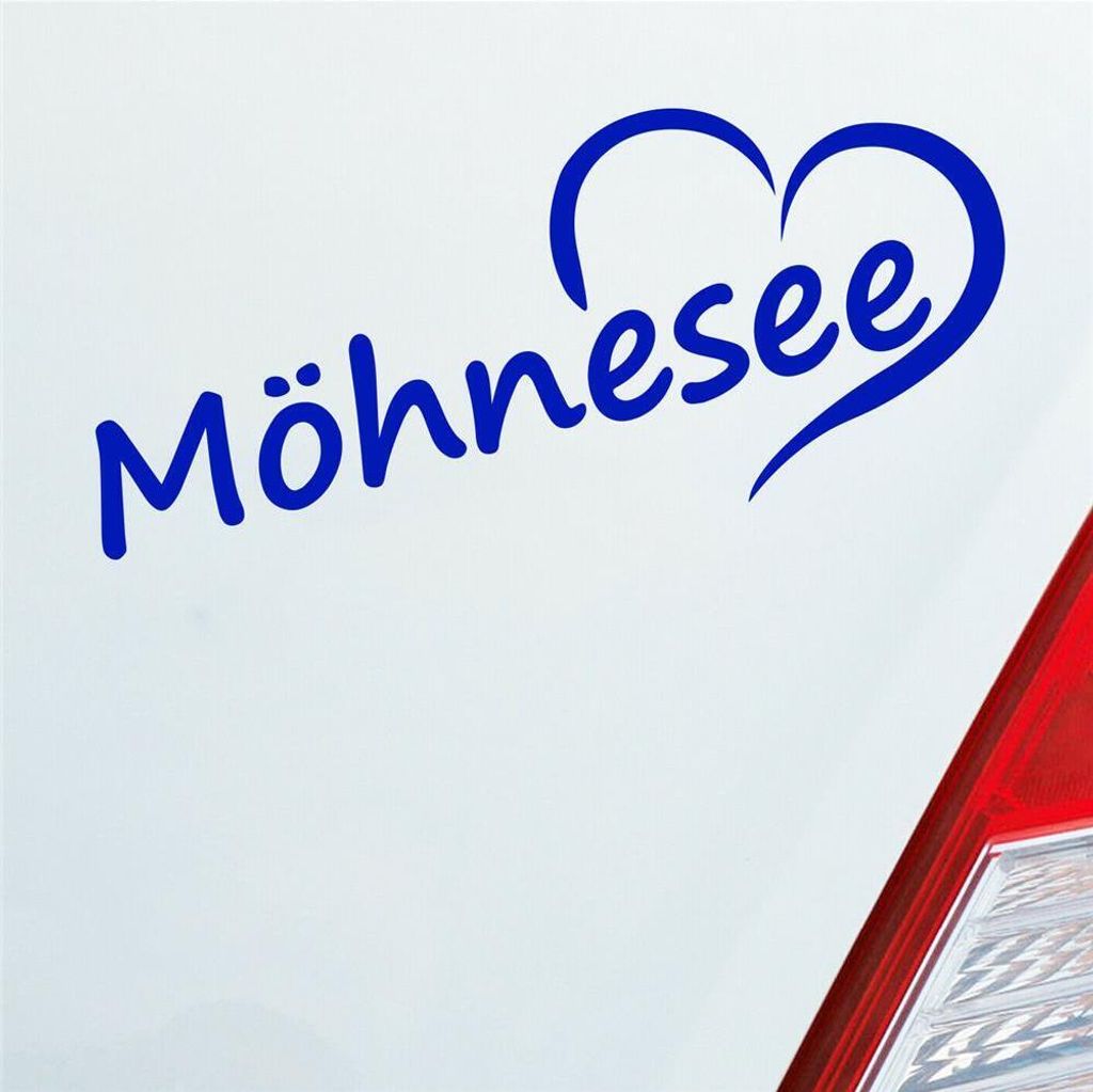 Auto Aufkleber Möhnesee Sauerland HSK Soest Herz Stadt Produktbild 