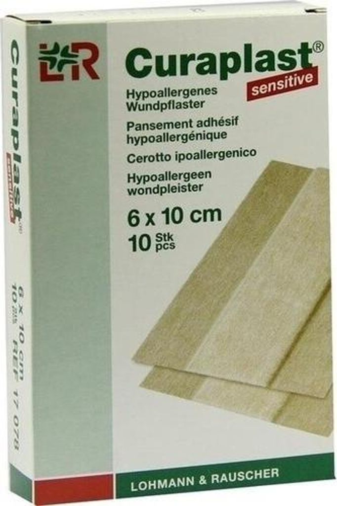 CURAPLAST Wundschnellverb.sensitiv 6x10 cm 1 m