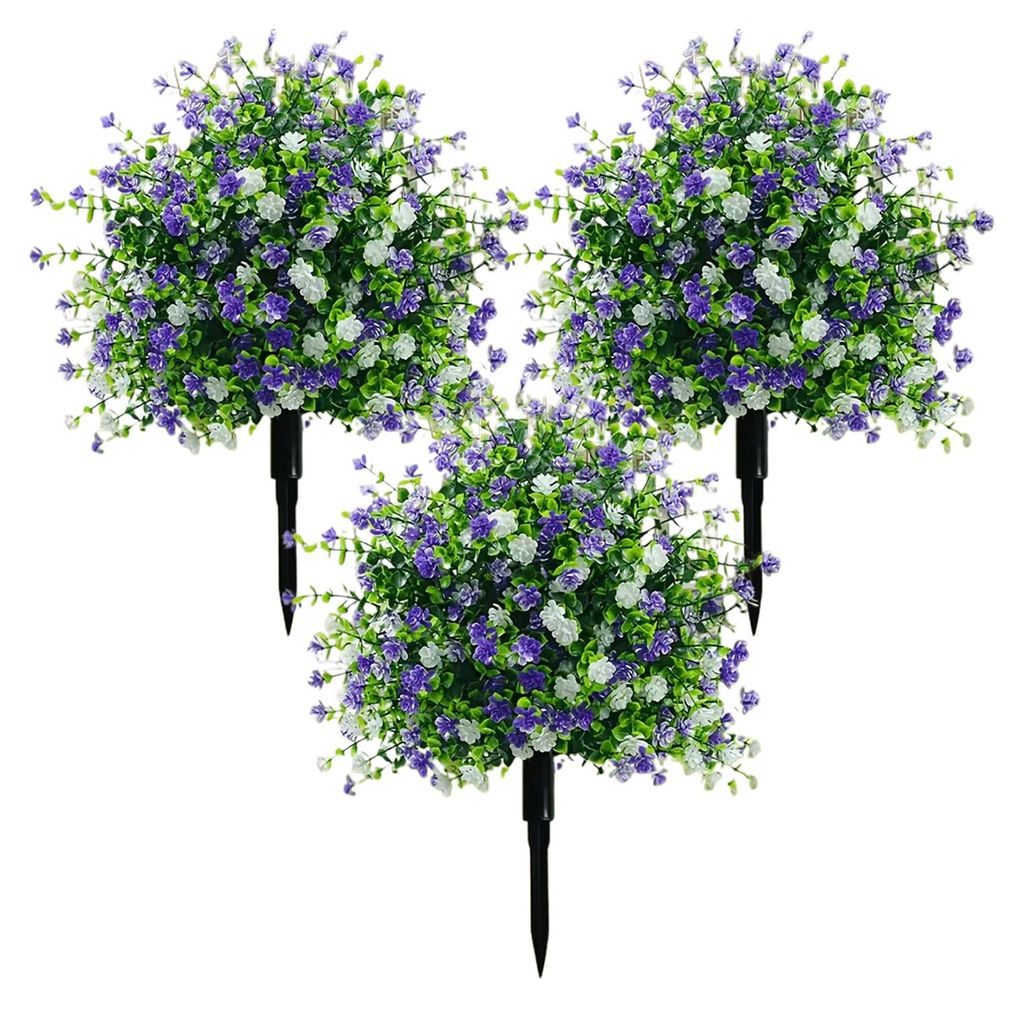Künstlicher Topfbaum mit Erdspießen, UV-beständige künstliche Kamelien-Topiary-Pflanze für den Außenbereich, naturgetreue künstliche Kamelie...