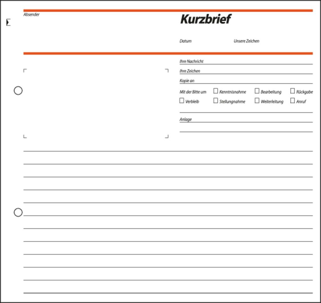 SIGEL SD009 Kurzbriefe, CFB, 2/3 A4, selbstdurchschreibend, 50 Blatt