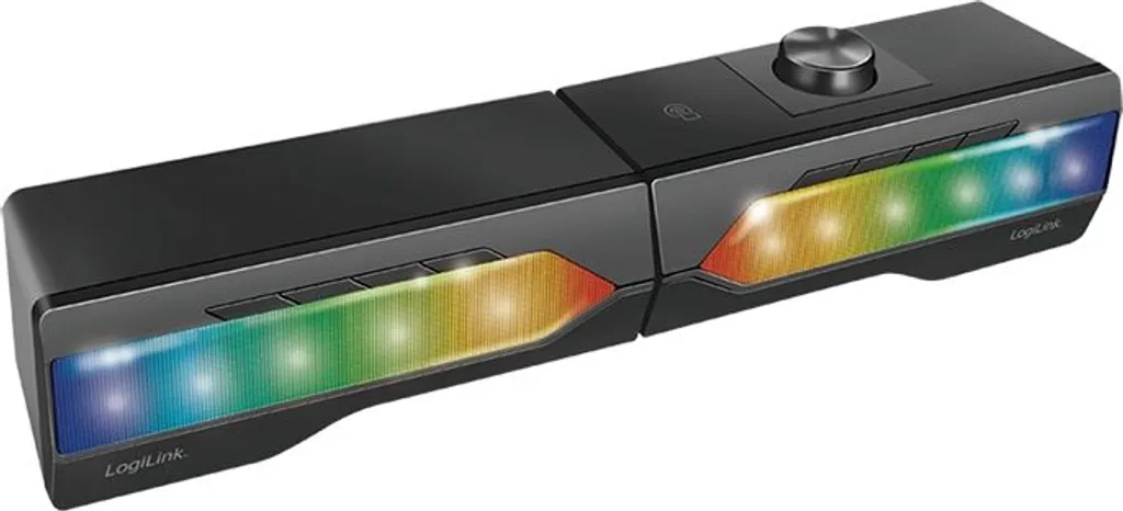 LogiLink SP0059 Soundbar Mobile Bluetooth con Luce Party RGB - Nero - 8