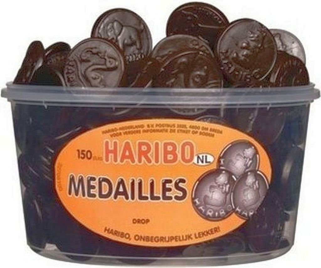 Haribo Drop Medailles vegetarisch 150er Produktbild 