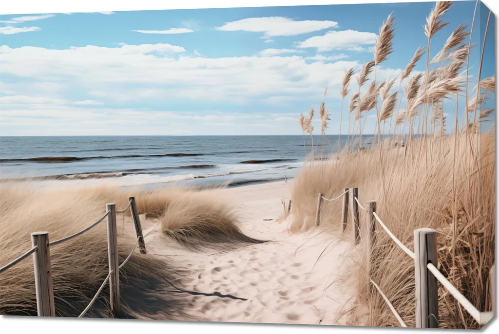 Quadro Moderno 90x60 Pontile sul Mare | Arredo Casa Stile Costiero
