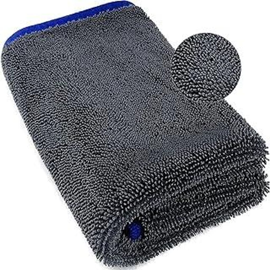 Airlab Mikrofaser Trockentuch XXL, Mikrofasertuch Auto Tuch 90x60 cm zum Trocknen, Saugstarkes Poliertuch Reinigungstuch für Autopflege, Fusselfre...