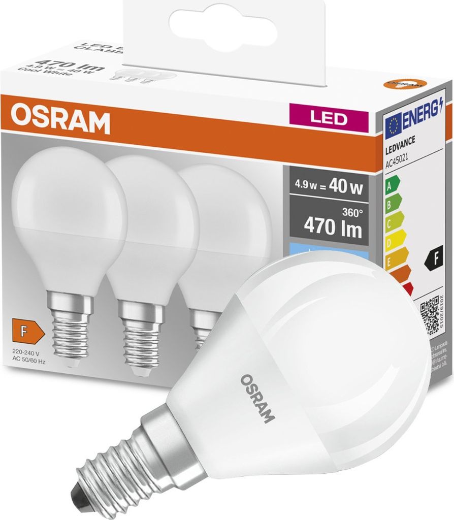 OSRAM HOMELIGHTING 4058075429727 LED (monochrome) EEC F (A Obrázek produktu 