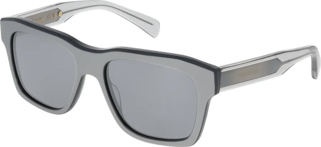 Lunettes Ferragamo SF1087SN monture métal gris anthracite pour homme