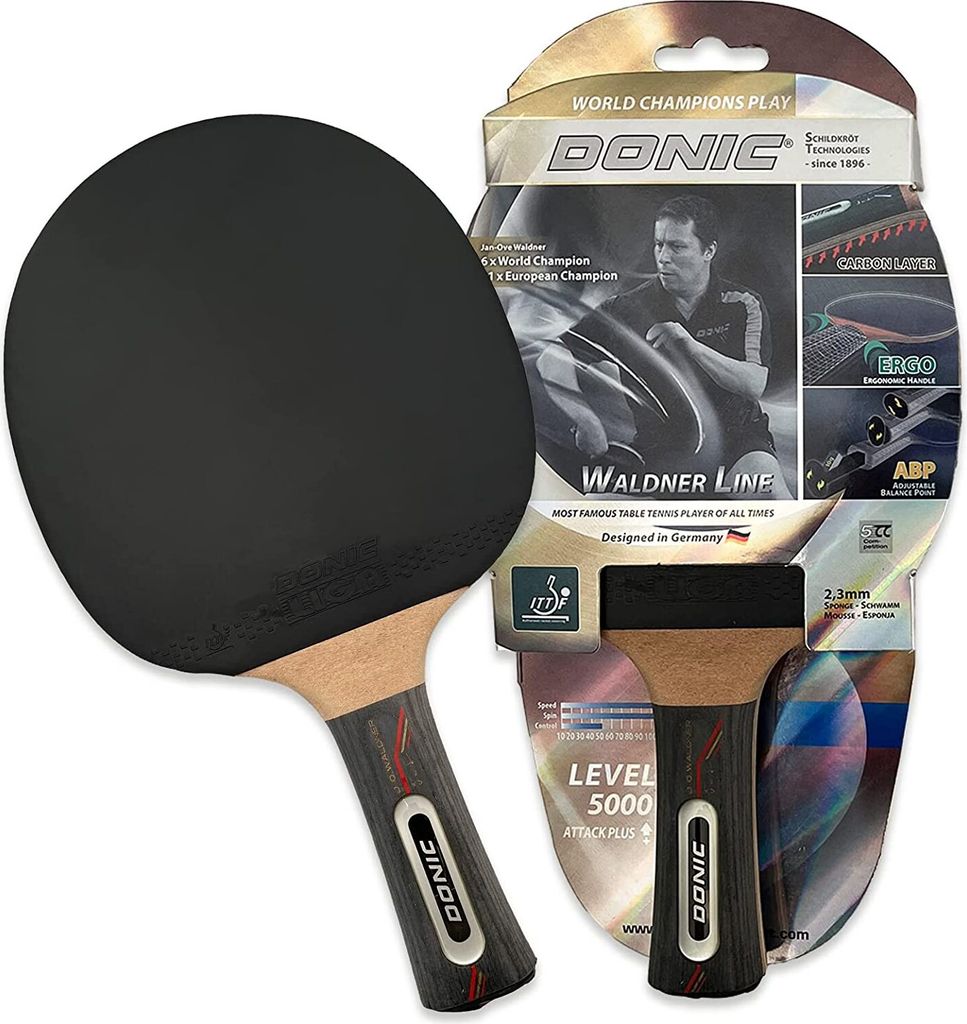 Pálka na stolný tenis Waldner 5000 Attack čierna Obrázok produktu 3
