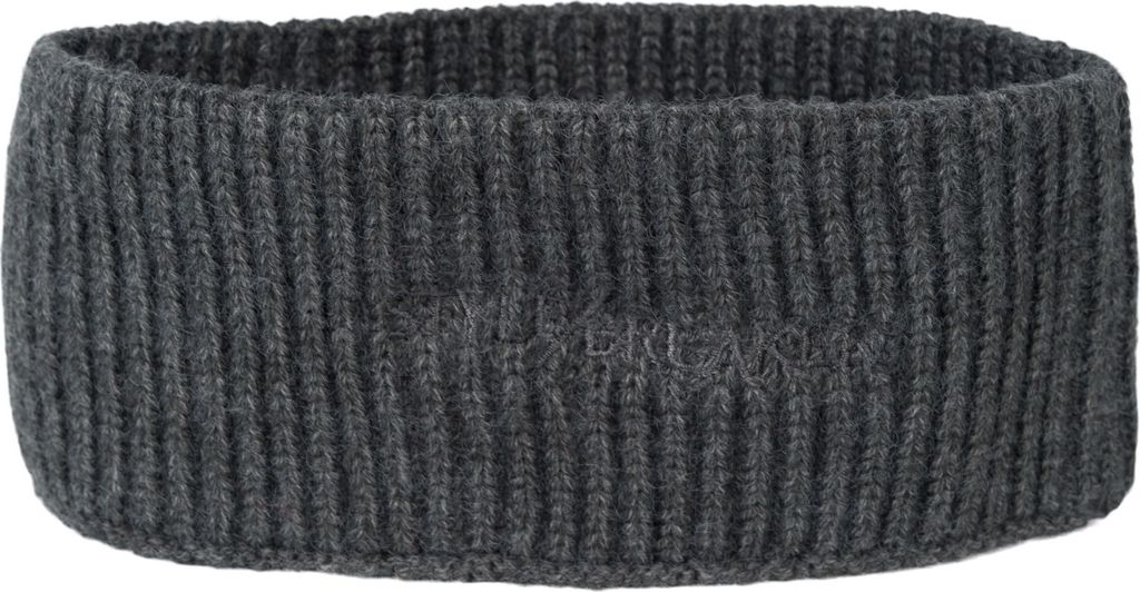 styleBREAKER Damen Strick Stirnband mit Rippenmuster, styleBREAKER Logo Stick, warmes Winter Haarband, Headband 04026068
