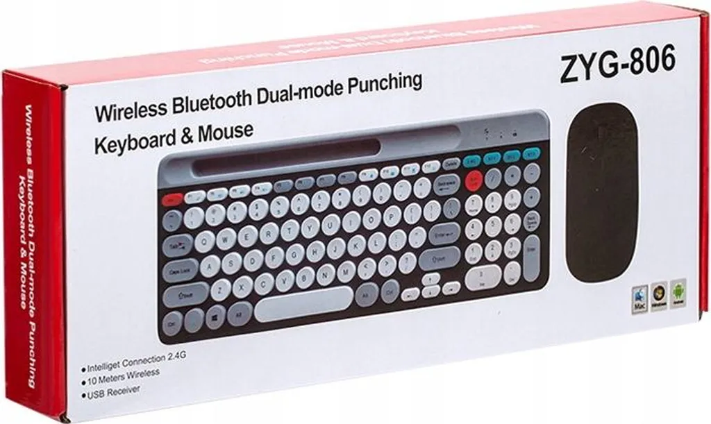 Ensemble clavier souris sans fil rechargeable Bluetooth pour bureau - 8