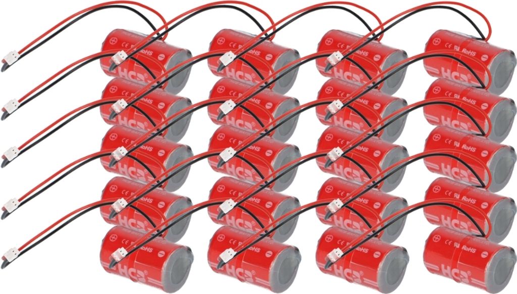 20x Lithium Batterie ER14250M DOM Protector Schließzylinder kompatibel zu 298384