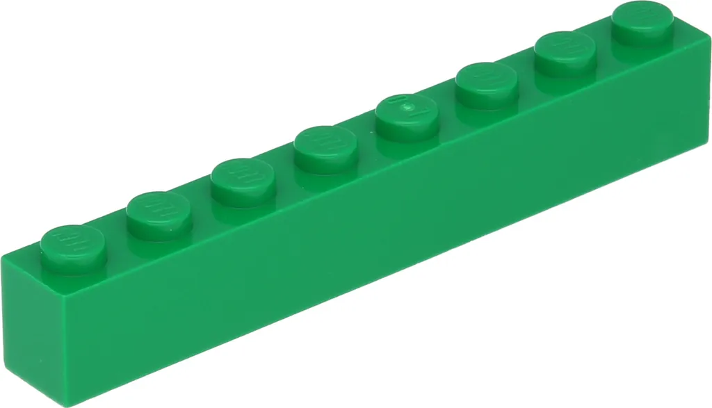 Briques Lego 1x8 pour Paysages et Jardins Verts Lot de 250 Pièces 3008