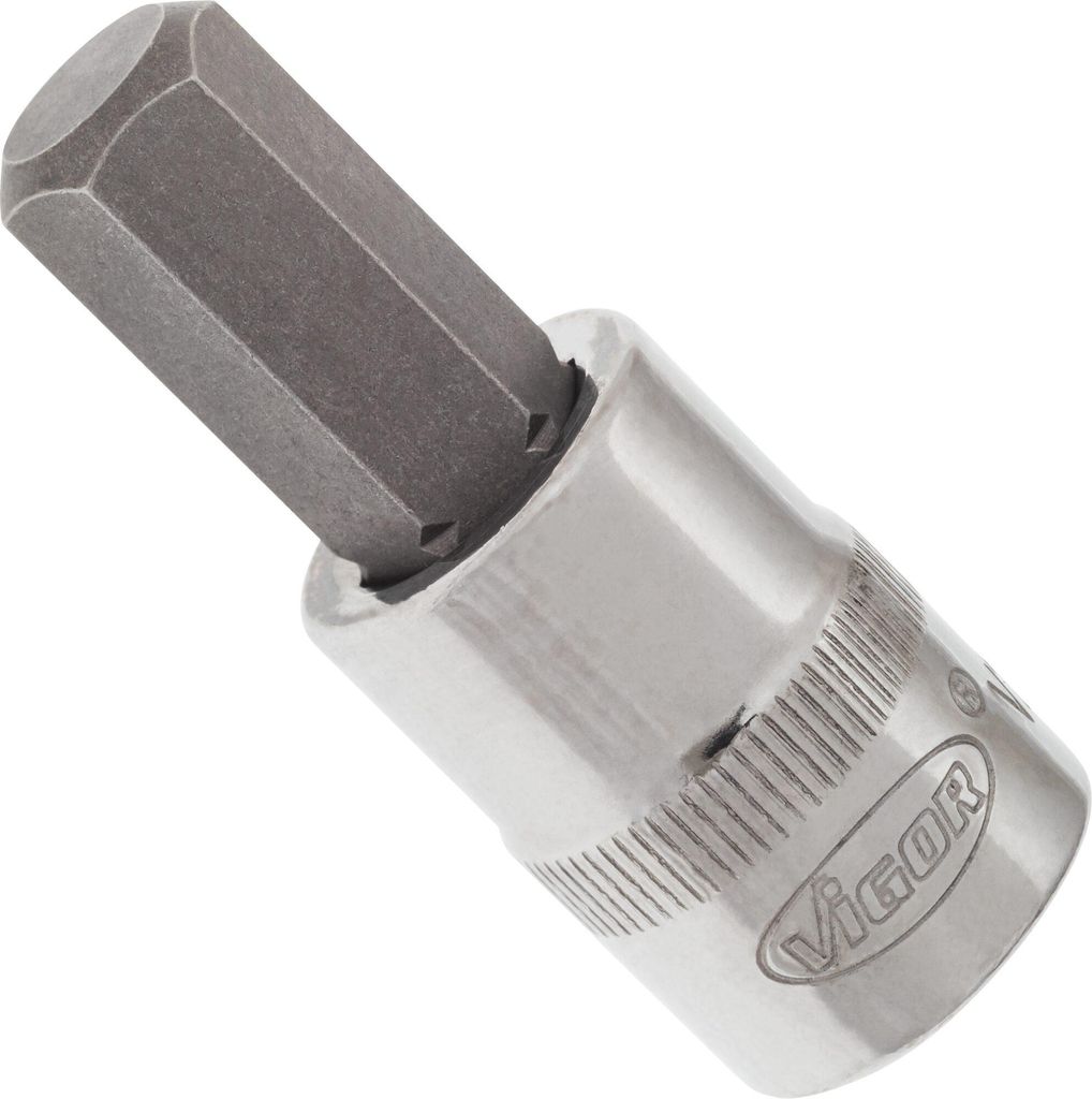 VIGOR Schraubendrehereinsatz V2279N 3/8" Innen Sechskant Profil SW 10 mm