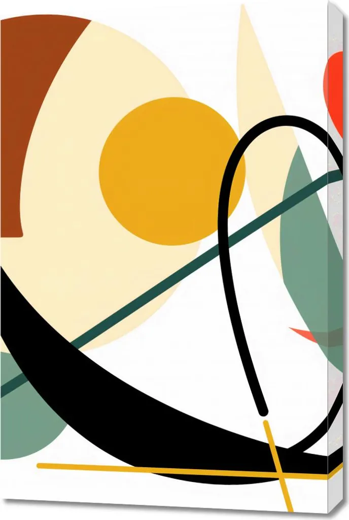 Quadro 60x90 cm Movimento dell'arte | Emozioni su Tela