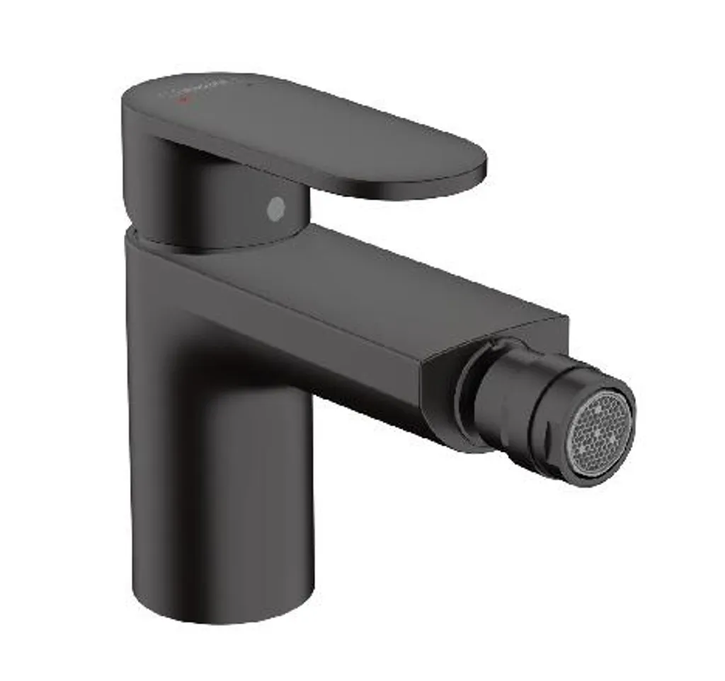 Mitigeur bidet noir mat Hansgrohe : finissez-en avec le tartre visible