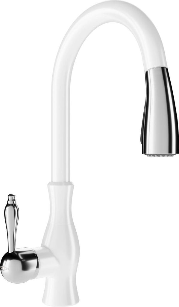 Mélangeur de lavabo Savita, blanc (672601-20) Image du produit 