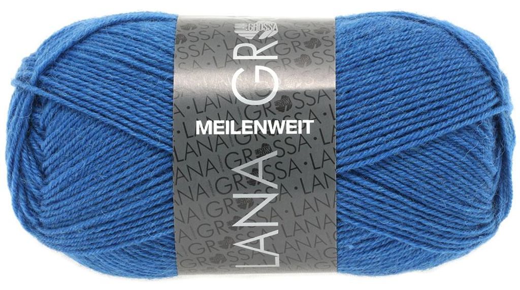 Lana Grossa - Meilenweit 4-fach 50g 1293 kobaltblau Produktbild 