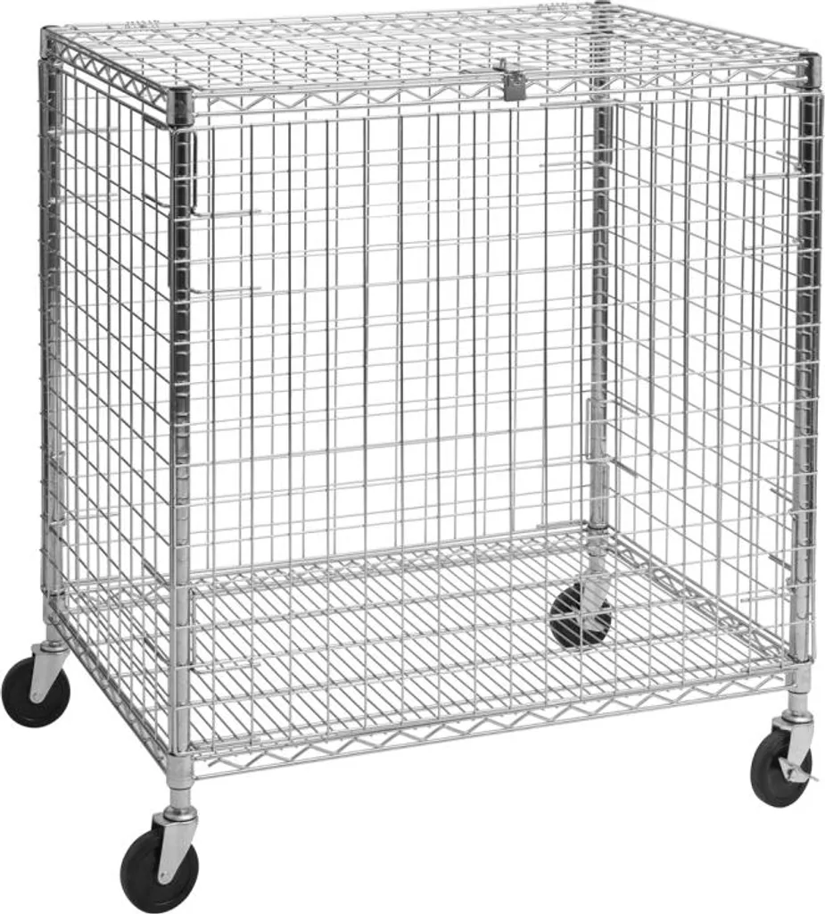 Chariot de rangement à roulettes pour ballons et accessoires de jeux