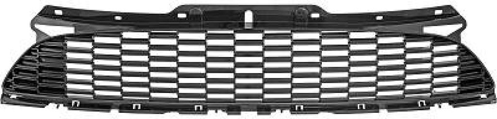 DIEDERICHS ZUB00292 Kühlergrill Frontgrill für MINI Schrägheck (R56) Schwarz Glänzend