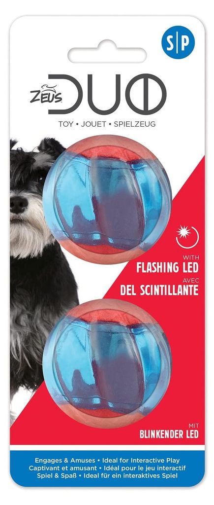 Zeus Duo loptičky s LED diódou, interaktívna hračka pre Obrázok produktu 