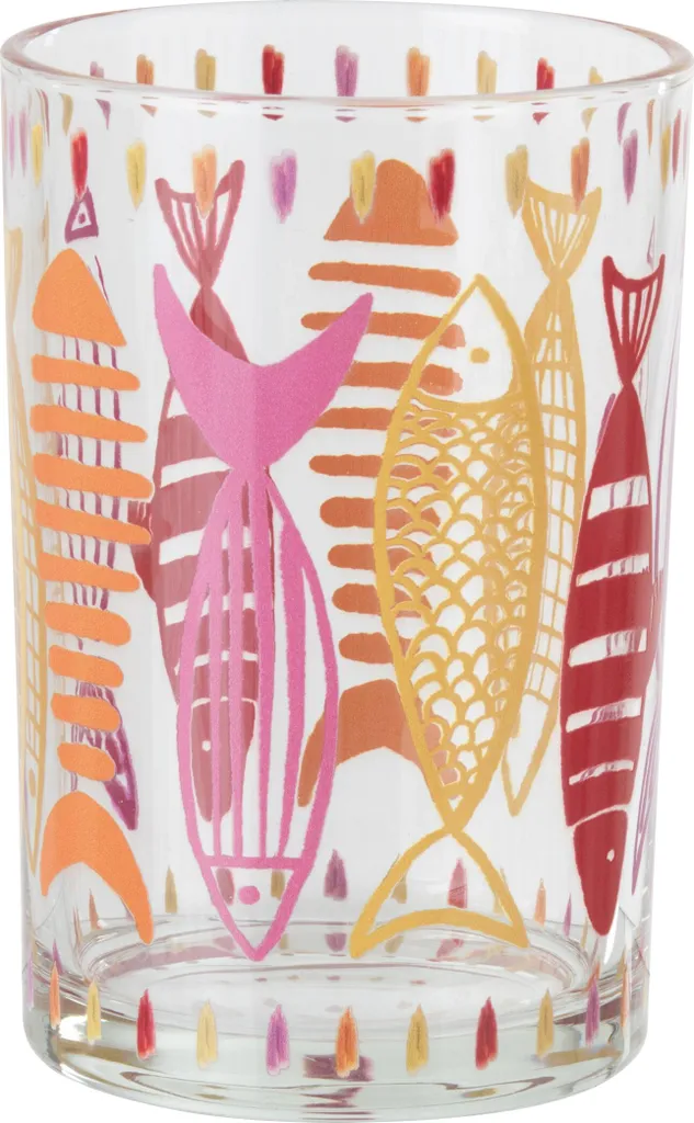 Photophore Poisson Verre Rose Lumineux pour Intérieur Original et Chic