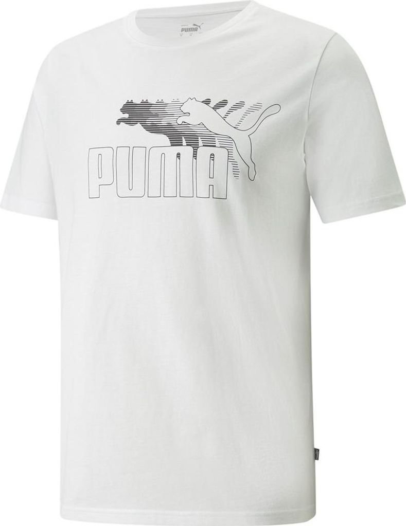Puma NR. 1 T-SHIRT MIT LOGOGRAFIK WEISS M