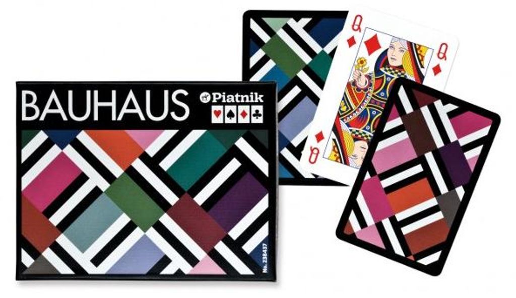 Piatnik Bauhaus-Spielkarten – Doppeldeck