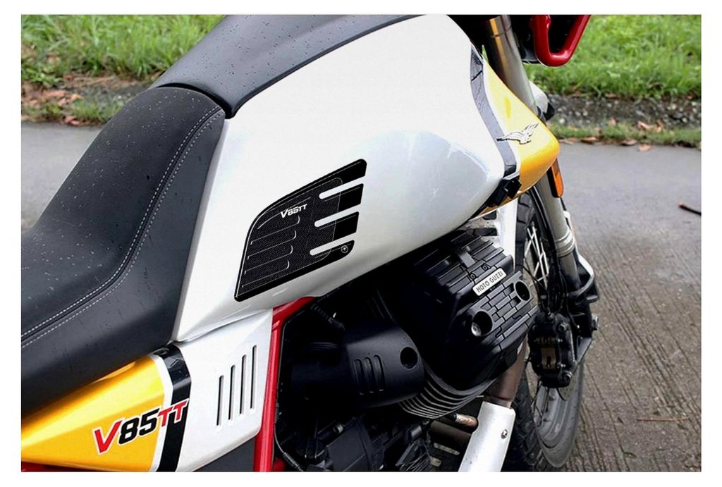 3D Gelharz Aufkleber Seitenschutz für Moto Guzzi V85 TT 2019-2023